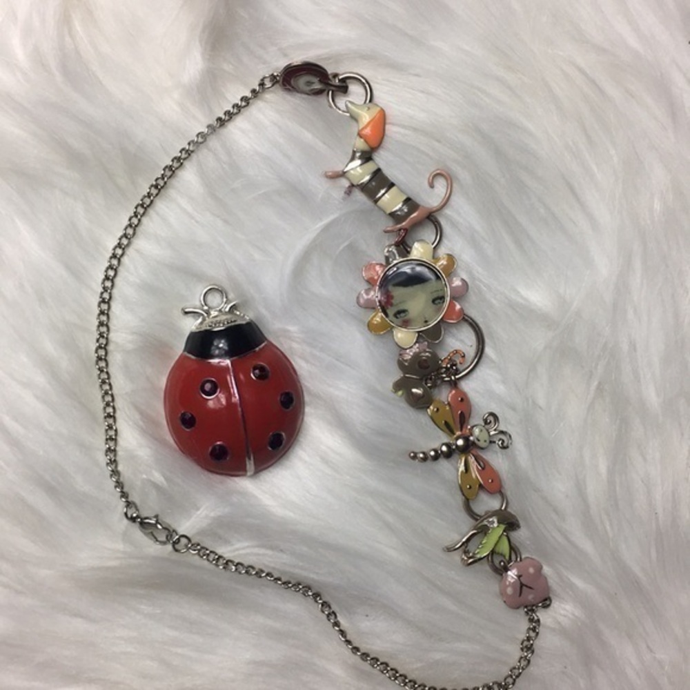 18” choker, happiness charms. NWOT.